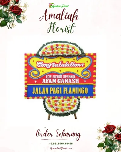 Bunga Papan Congratulation di Batu Legong